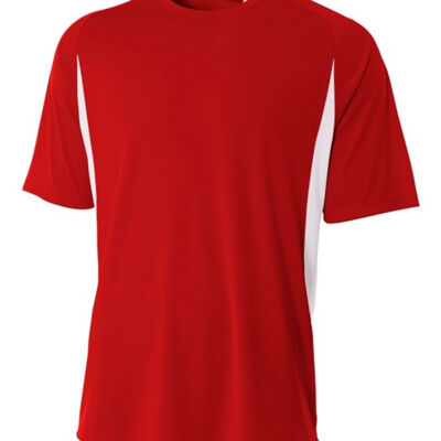 ICD (White Logo will be printed on Product)Colorblock Adult Performance Tee Thumbnail